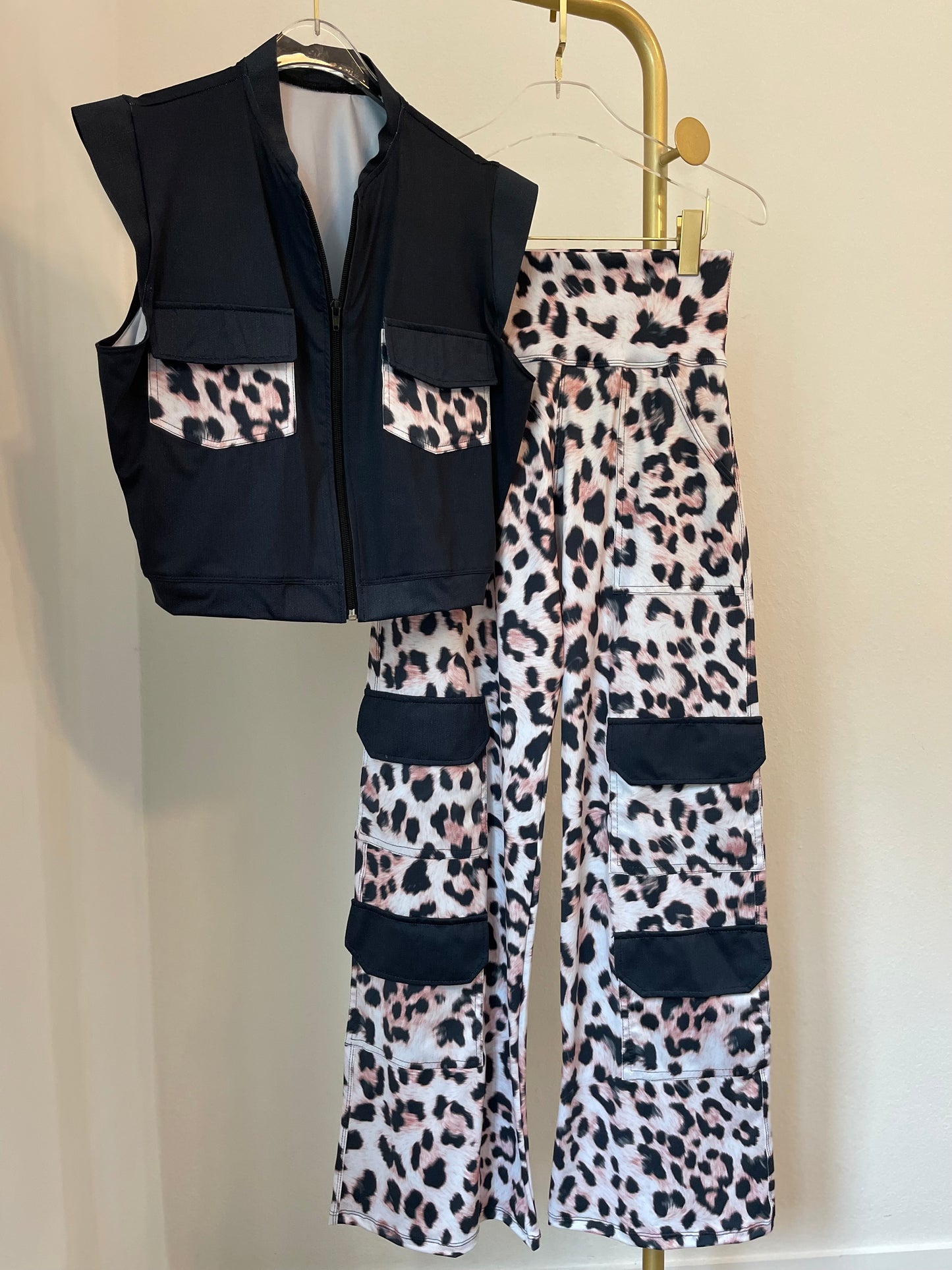 Cheetah Print Vest