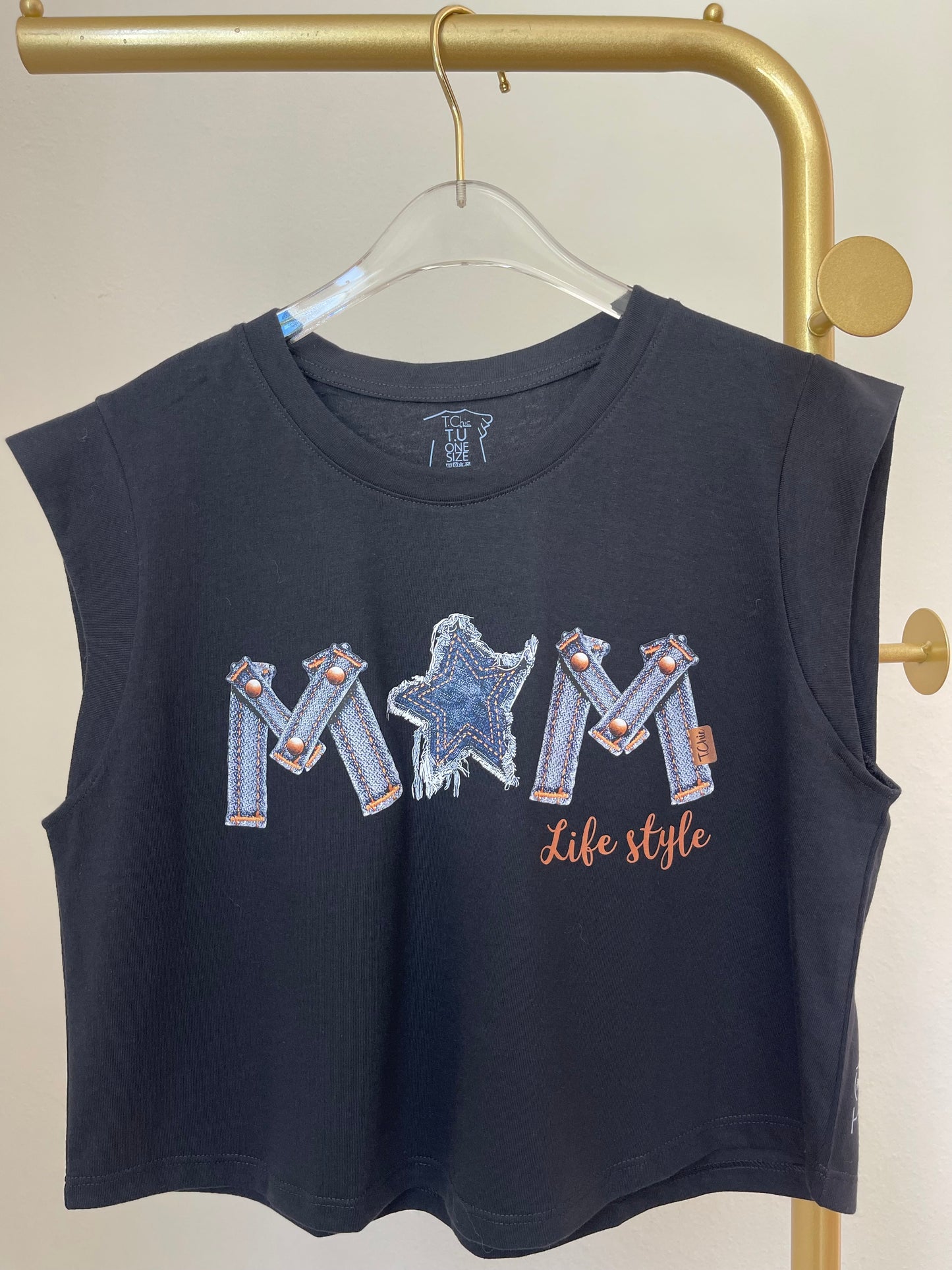 Mom Lifestyle Black Top