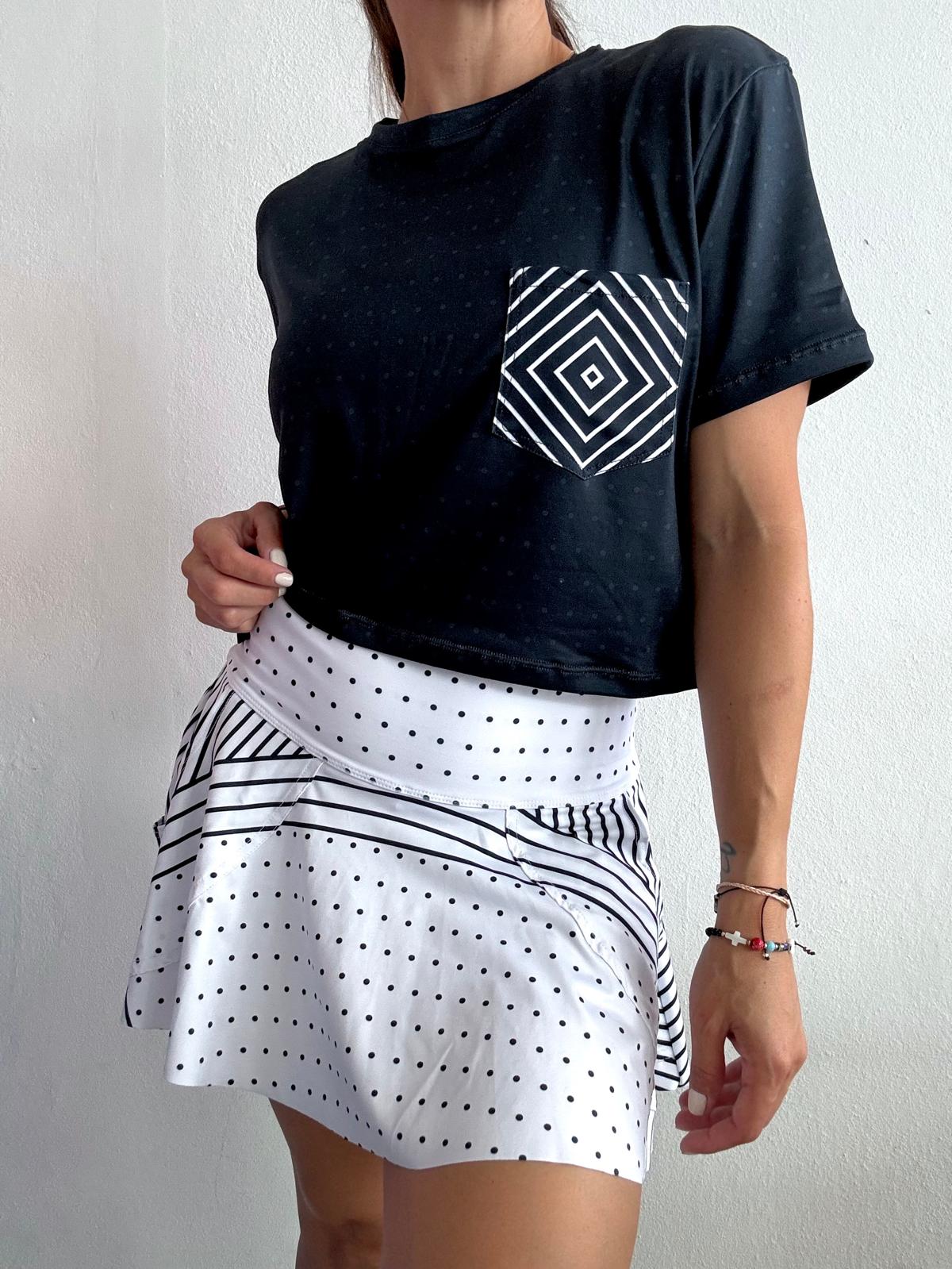Black & White Top / Skirt