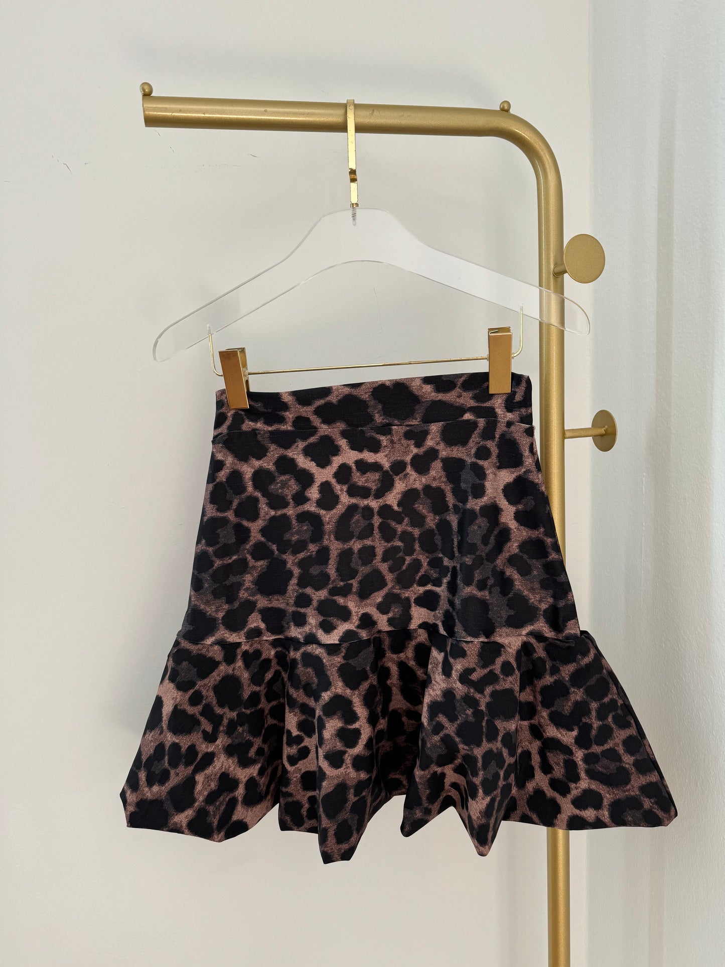 Leopard Bubble Skirt