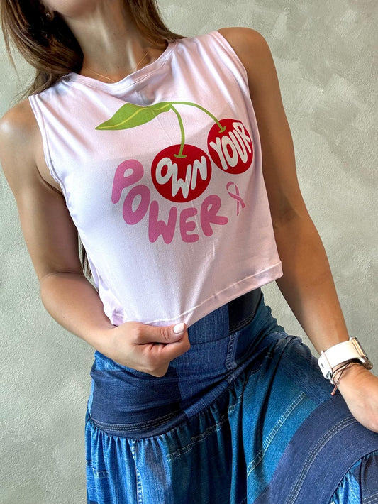 Pink Power Crop Top