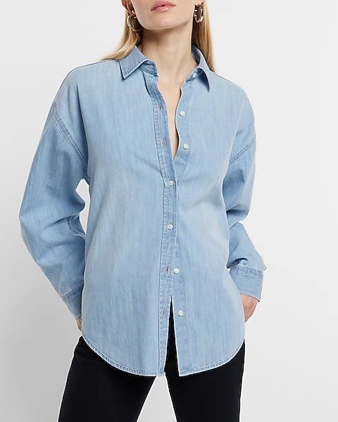 Denim Top- PRE LOVED