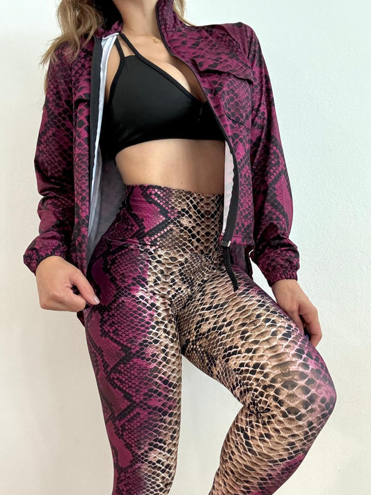 Wine Snake Legging / Jacket