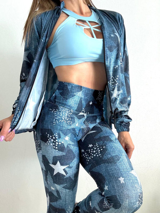 Denim Stars Legging / Jacket