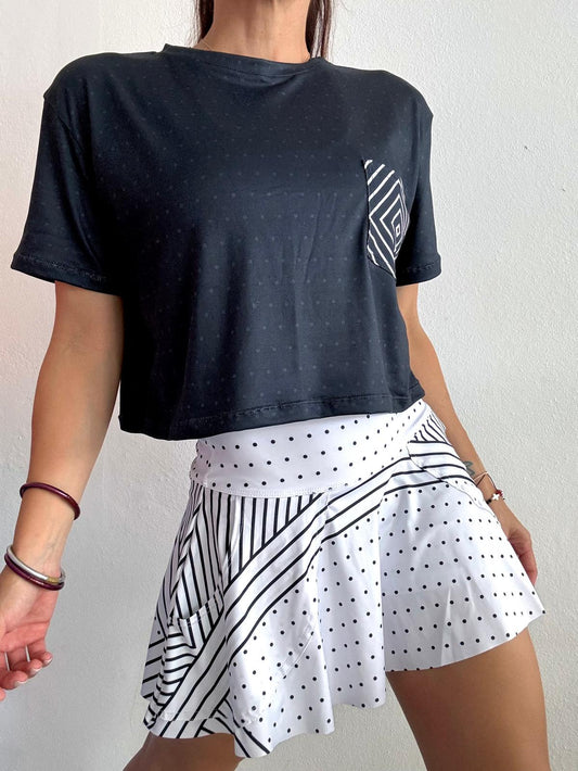Black & White Top / Skirt